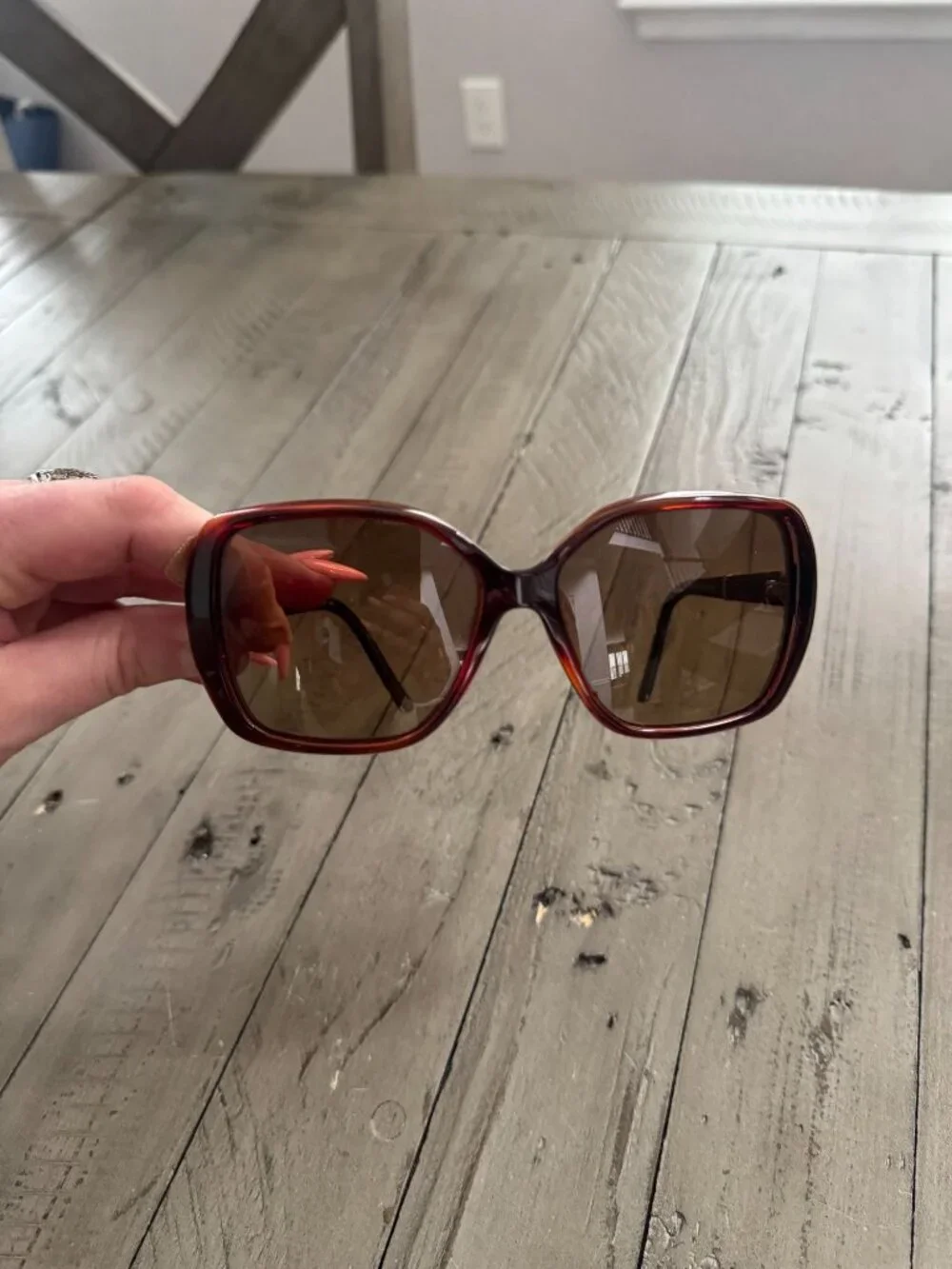 CHLOE CE680S Sunglasses Oversized Square Tortoise Prescription Lenses